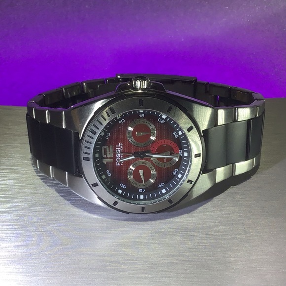 RARE Two-Tone FOSSIL Multifunction - Picture 4 of 8